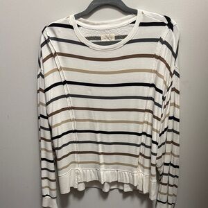 Thread & Supply Multi-Striped Long Sleeve Tee